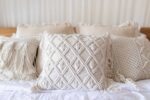 geflochtene makramee boho kissenbezug dua 3