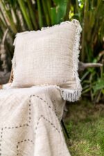 kissenbezug aus rohbaumwolle boho kotak 3