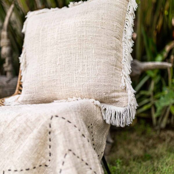 kissenbezug aus rohbaumwolle boho kotak 3