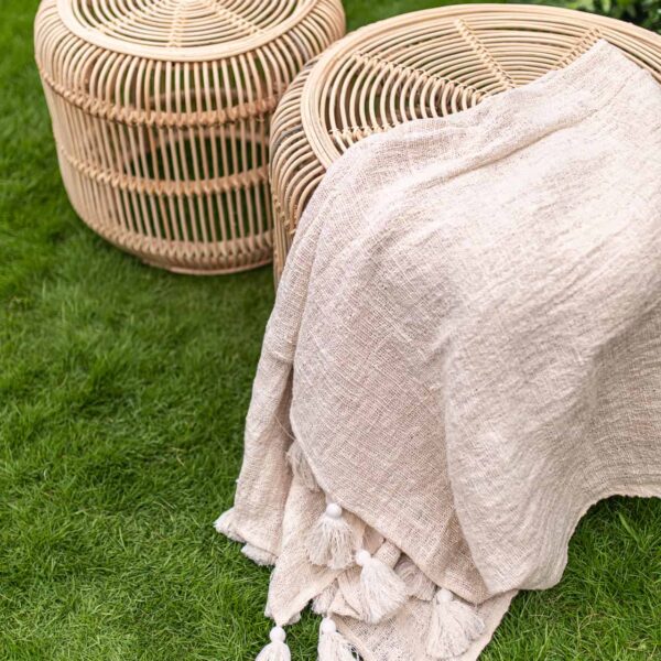 rattan runder kaffeetisch kopi m 4