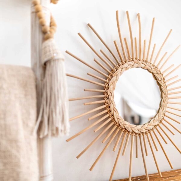 rattan spiegel sonne 2