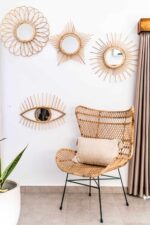 rattan spiegel stern 2