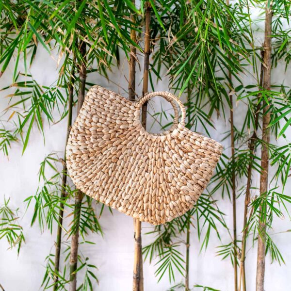 torebka koszyk pleciony na lato