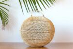 boho rattan lampe bola m