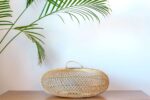boho rattan lampe ufo l 20x50