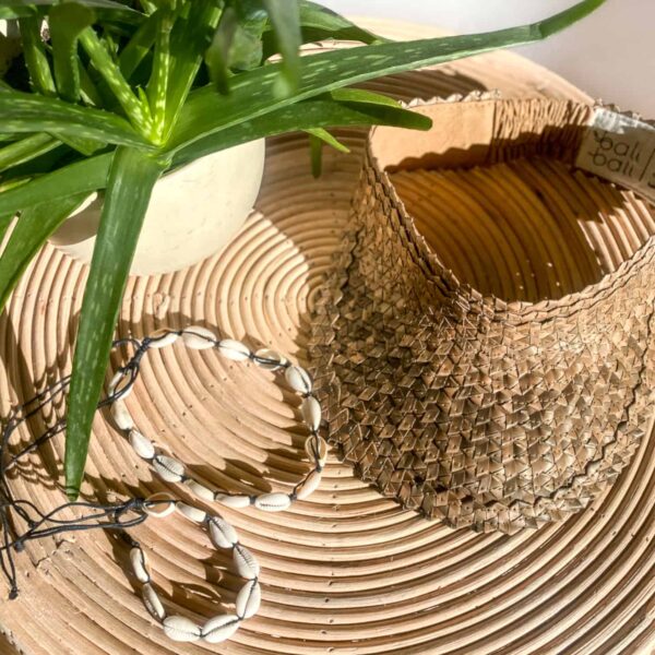 strand strohhut schwarz 2