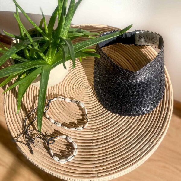 strand strohhut schwarz 3