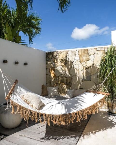 boho haengematte aus jute