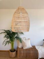 boho rattan lampe suren l 65x50
