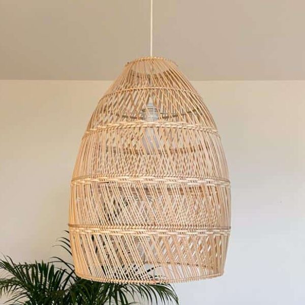 boho rattan lampe suren l 65x50