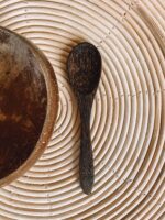 lyzka z drewna kokosowego sztucce kokosowe