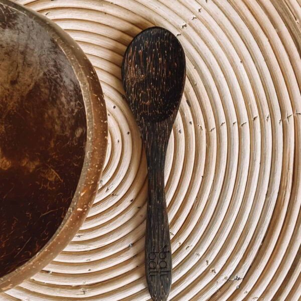 lyzka z drewna kokosowego sztucce kokosowe