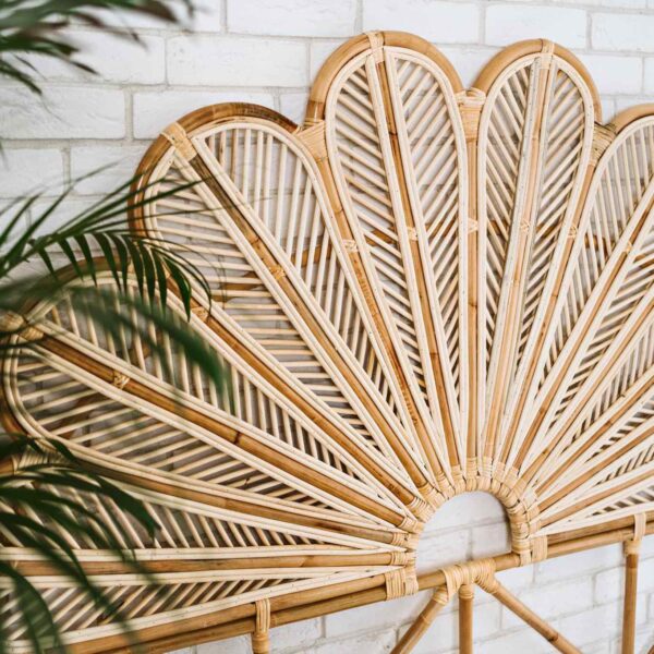 rattan kopfteil boho 2