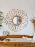 rattan spiegel sonne xl 15