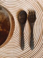 sztucce kokosowe lyzka widelec z kokosa