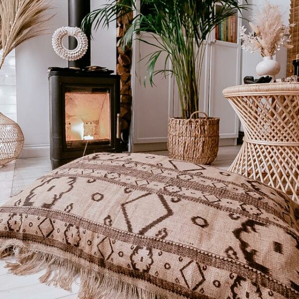 duza poszewka jutowa na podloge