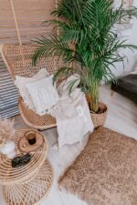 duza poszewka z juty do siedzenia