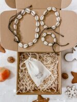 zestaw bizuterii z muszelek dark