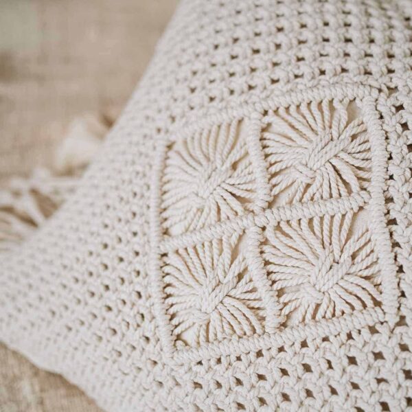 geflochtene makramee boho kissenbezug dua l 2