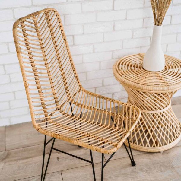 rattan runder kaffeetisch kubu 3