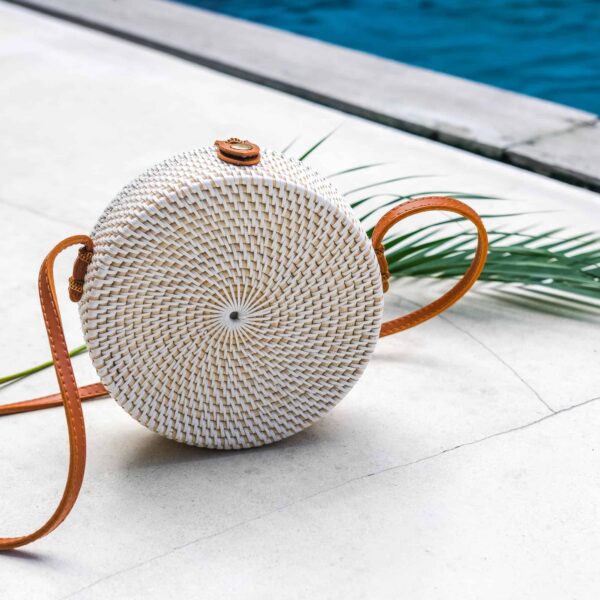 rattan tasche ate weiss