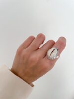 kauri muschel ring 4