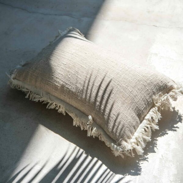 kissenbezug aus rohbaumwolle boho peluk