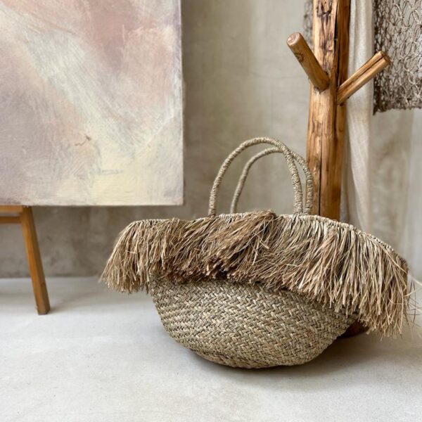 raffia korb handtasche koszyk 3