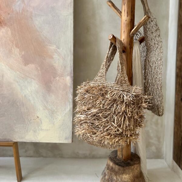 raffia korb handtasche koszyk