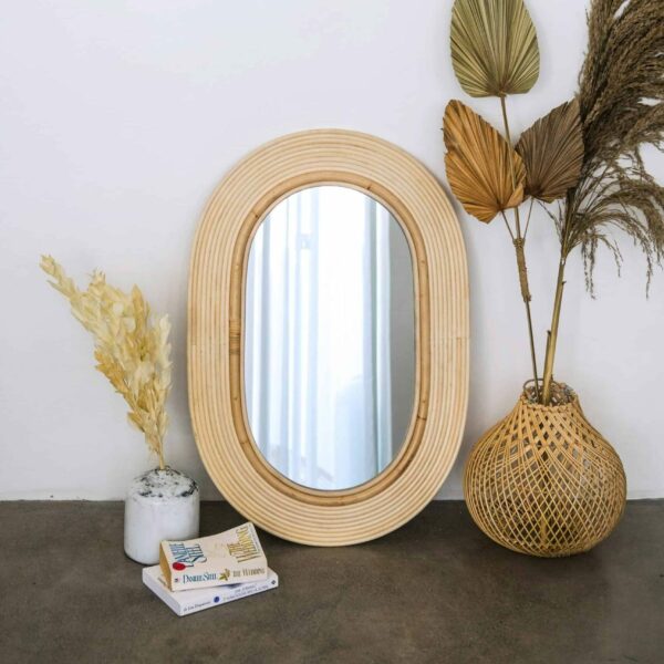rattan spiegel oval 2