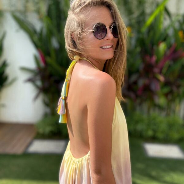 sukienka z fredzlami tie dye 1