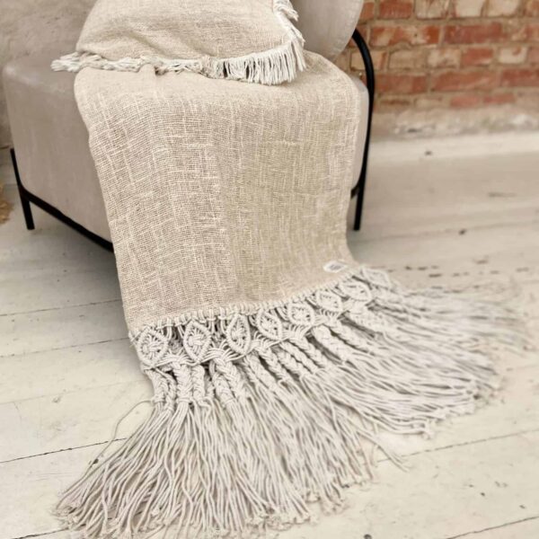 decke aus rohbaumwolle kepang 2