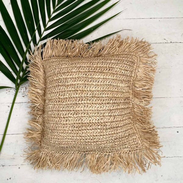 raffia kissenbezug l 3