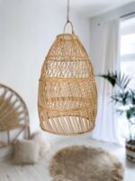 boho rattan lampe suren m 55x40 2