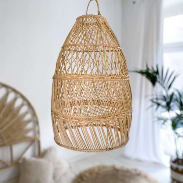 boho rattan lampe suren m 55x40 2