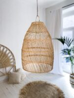 boho rattan lampe suren s 45x30