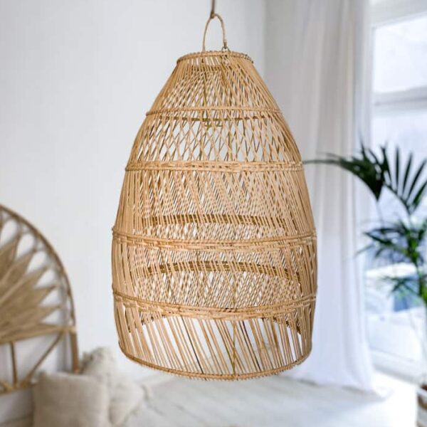 boho rattan lampe suren s 45x30