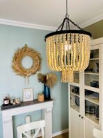 holzperlen kronleuchter agung 4