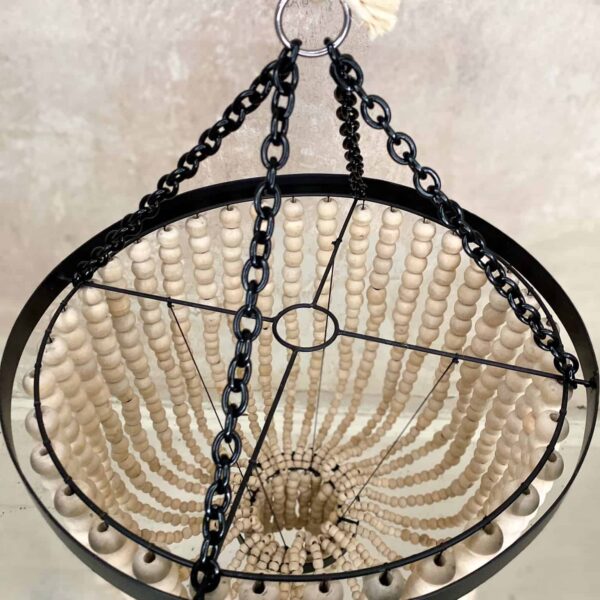 holzperlen kronleuchter agung 5