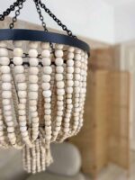 holzperlen kronleuchter agung 6