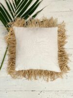 raffia kissenbezug 3