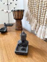 raeucherstaebchenhalter hand buddha grafit 22