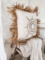 boho kissenbezug mit muscheln ana 2