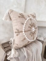 boho kissenbezug mit muscheln nur 2