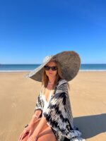 breite krempe strand strohhut saman schwarz 2