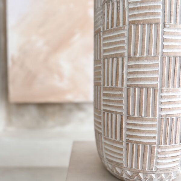 geschnitzte vase wabi sabi 3