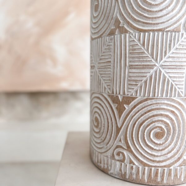 geschnitzte vase wabi sabi 6