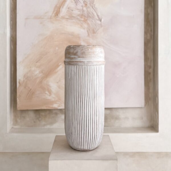 geschnitzte vase wabi sabi 8