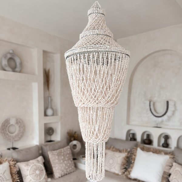 muschel kronleuchter weiss nati 4