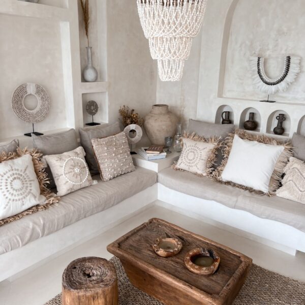 muschel kronleuchter weiss nati